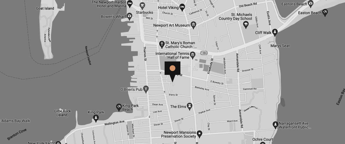 Mapa de localização da Galeria Moderna