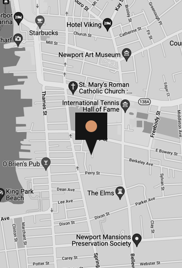 Mapa de localização da Galeria Moderna